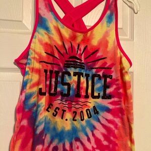 Justice tank top